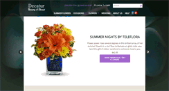 Desktop Screenshot of decaturnurseryandflorist.com