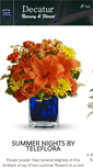 Mobile Screenshot of decaturnurseryandflorist.com